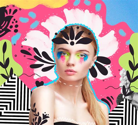 Fashion Collages On Behance Fashion Collage Graphic Design