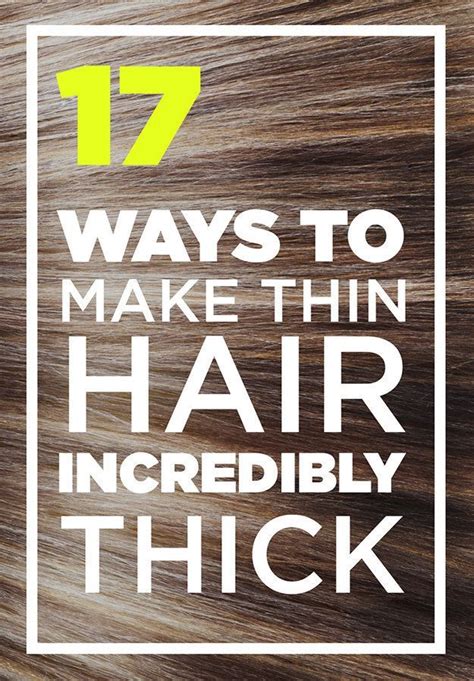 When it comes to hair length, medium length hairstyles are the most dominant as it is a safe area for all types of hair. 17 Genius Ways To Make Thin Hair Look Seriously Thick ...