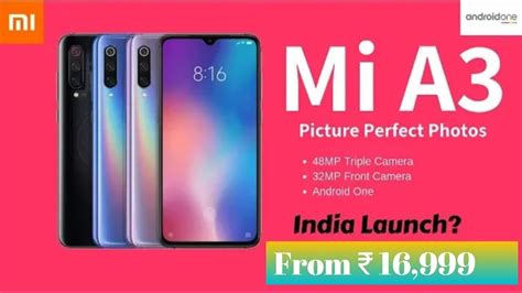 Mi A3 Launch In India Price Specification Unbox N Techy Youtube