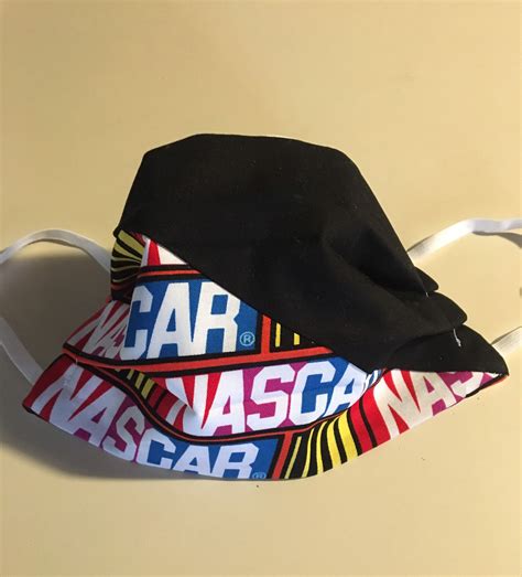 Nascar Racing Face Mask 2 Styles Available 3 Layer With Etsy Uk