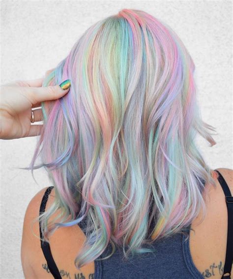 Holographic Hair Takes The Art Of Self Expression Over The Rainbow Holographic Hair Hair