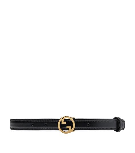 Gucci Leather Interlocking G Belt Harrods Us