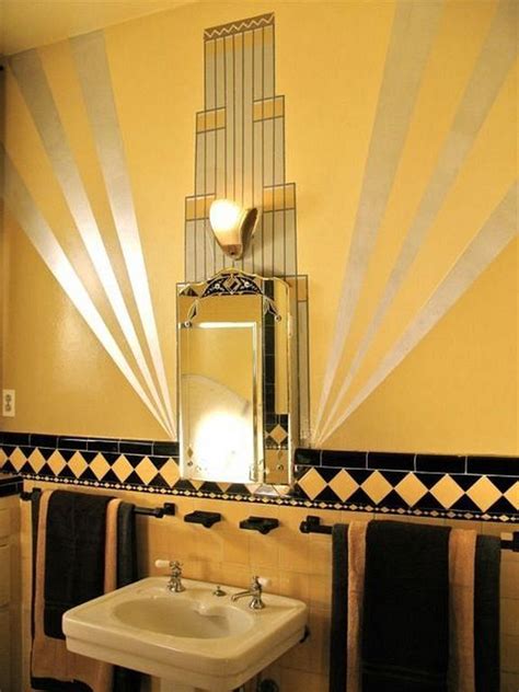 20 Modern And Beautiful Art Deco Bathroom Tile Design Ideas Art Deco