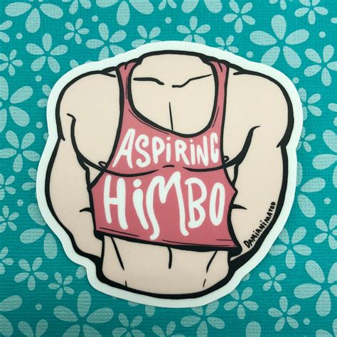 Aspirant Himbo 3x3 Waterproof Vinyl Crop Top Hunk Sticker Etsy