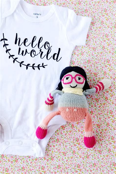 Hello World Onesie Tutorial With Cut File See Kate Sew