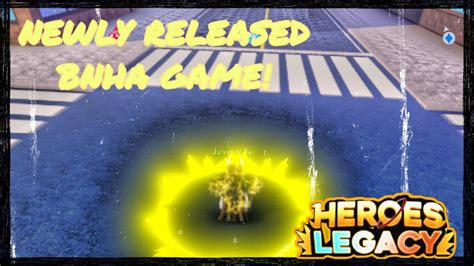 Newly Released Bnha Game Heroes Legacy Roblox Youtube