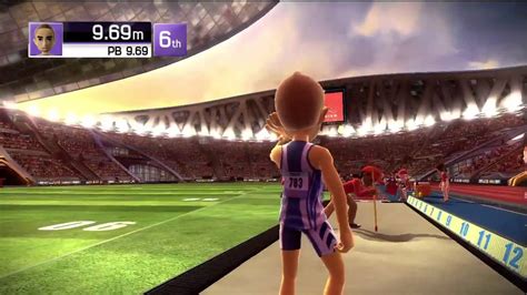 Kinect Sports Track And Field Gameplay Youtube