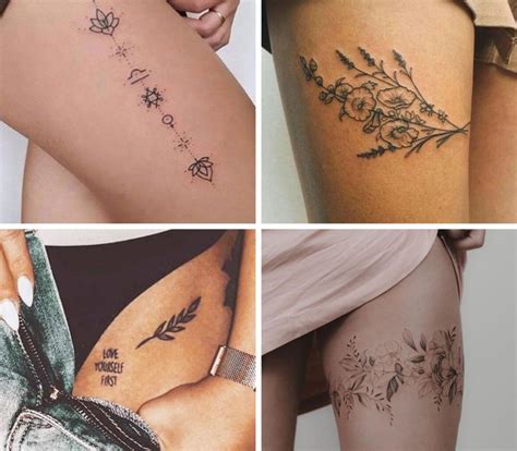 Share 80 Girl Thigh Tattoo Designs Best 3tdesign Edu Vn