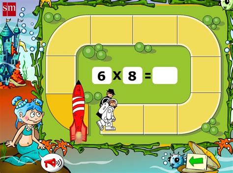 Juegos Interactivos Para Repasar Y Aprender Las Tablas De Multiplicar
