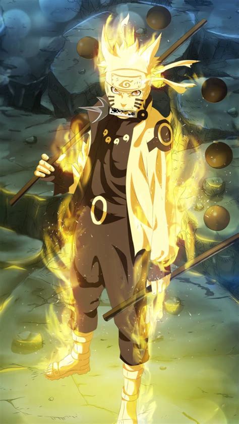 Nine Tails Naruto Six Paths Sage Mode Wallpaper Miinullekko