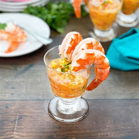 Tropical Shrimp Cocktail Refreshing Appetizer COOKtheSTORY