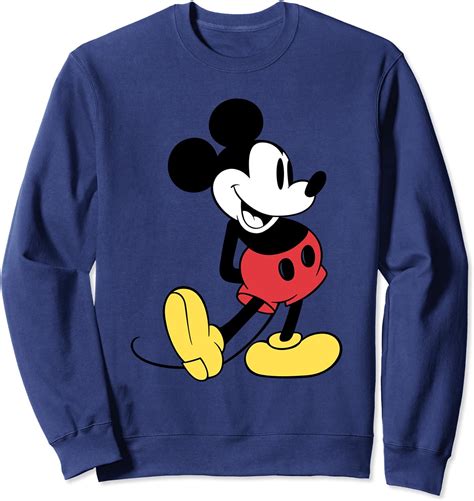 Disney Mickey Mouse Classic Pullover Sweatshirt Clothing Shoes And Jewelry