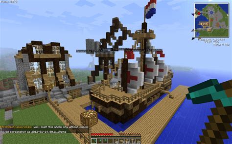 Lighthouse And Docks Minecraft Project