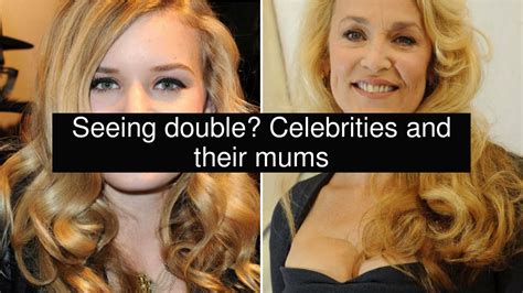 Seeing Double Celebrities And Their Mums Youtube