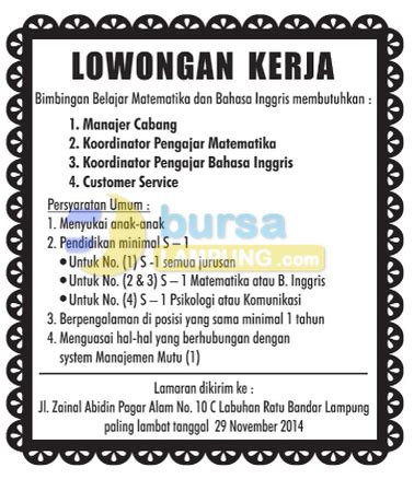 Format penulisan surat lamaran kerja, beberapa tips dan contoh surat lamaran kerja secara tempat dan tanggal penulisan. Contoh Iklan Dalam Bahasa Inggris Beserta Surat Lamarannya ...