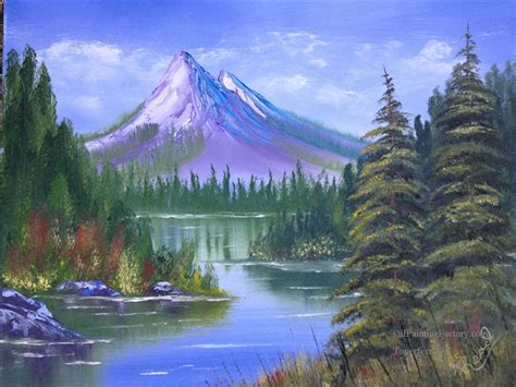 Purchase Original Bob Ross Painting At Explore