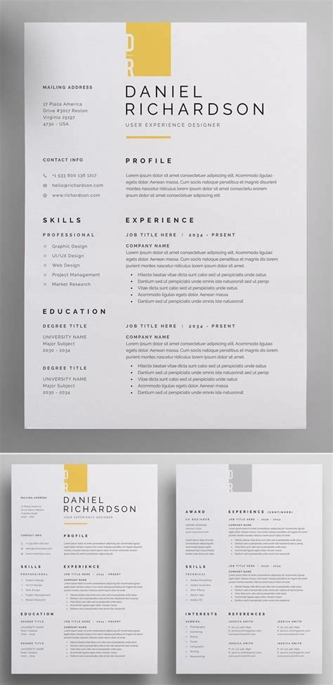 66 hendford hill, mouldsworth, wa6 8de, united kingdom tel: Awesome Resume / CV Template #resume #resumeexamples # ...