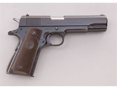 Post War Colt Super 38 Semi Automatic Pistol