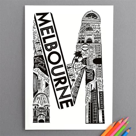 Melbourne Print By Lucy Loves This