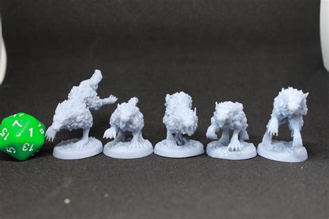 Wolf Pack Minaitures Dungeons And Dragons Pathfinder Dnd Etsy