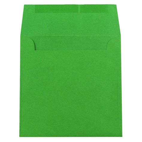 Jam Paper Brite Hue 65 X 65 Square Envelopes 50 Per Pack Green Target