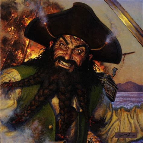 Black Beard Pirates Pirate Art Pirates Cove