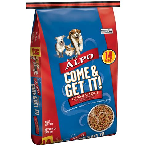 The reviews speak for themselves, though. Purina ALPO Come & Get It! Cookout Classics Adult Dry Dog ...
