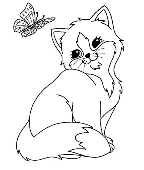Dibujos De Gatitos Para Imprimir Y Pintar Colorear Imágenes