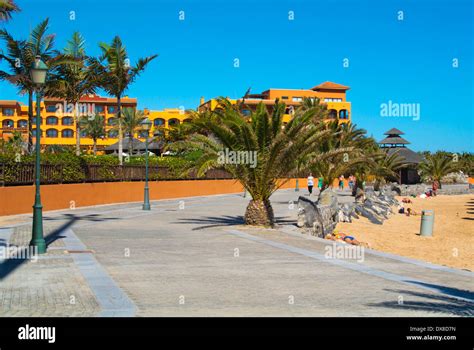 Caleta De Fuste Fuerteventura Promenade Hi Res Stock Photography And