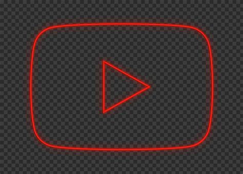 Hd Youtube Yt Red Neon Logo Symbol Sign Icon Png Citypng