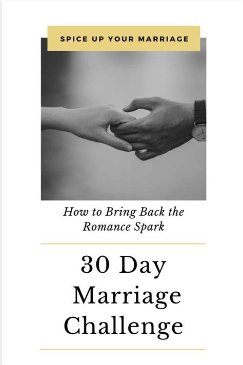 30 Day Love Romance Challenge To Improve And Strengthen Marriage