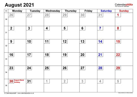 Check spelling or type a new query. Calendar August 2021 UK with Excel, Word and PDF templates