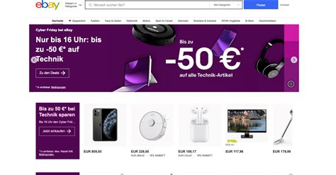 Ebay Black Friday 2020 Bis Zu 50€ Rabatt Auf Elektronikartikel