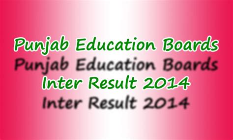 All Punjab Boards Inter 12th Class Result To Announced On 12th