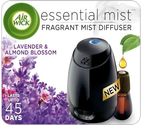 Air Wick Essential Mist Diffuser Mist Kit Lavender And Almond Blossom 1