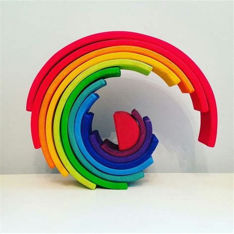 Rainbow By Grimms Grimms Rainbow Grimms Toys Wooden Rainbow