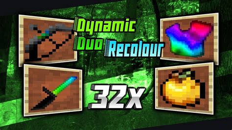 Texture Pack Mcpe Dynamic Duo Recolour 32x Mcpe 116 And 114 Youtube