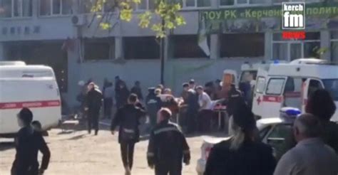 Teenager Kills 17 In Crimea College Shooting Blast Crimean School Gas Blast World News