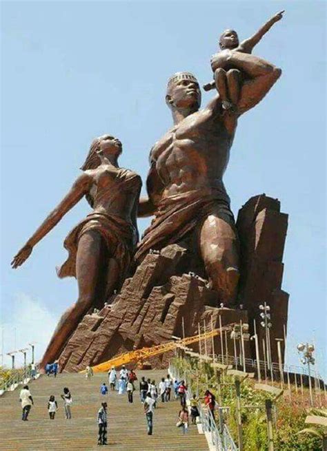 Ya ba yasharahla shabatayam negroland l fort judah kingdom of juda. The African renaissance monument in Senegal | 역사, 예술 조각, 조각상