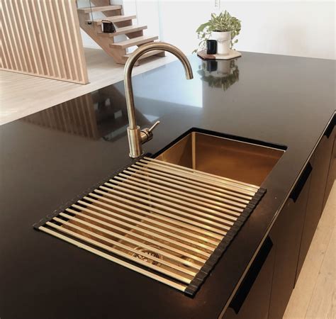 Explore our large range of kitchen sinks. Vita Kitchen Sink Double with Overflow and Rack - Brushed ...
