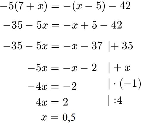 Ich muss die folgende gleichung lösen, weiß aber nicht wie ?! Gleichungen mit Klammern