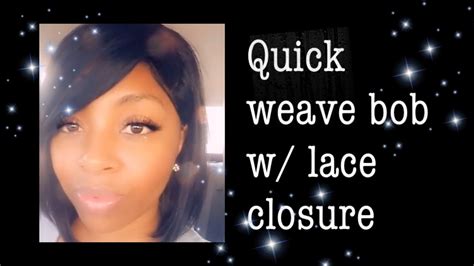 Maybe you would like to learn more about one of these? Quick weave bob with closure - YouTube