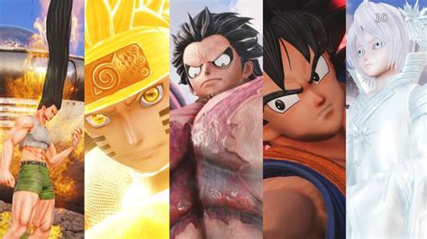 Jump Force All Characters Ultimate Attacks 4k 60fps Youtube