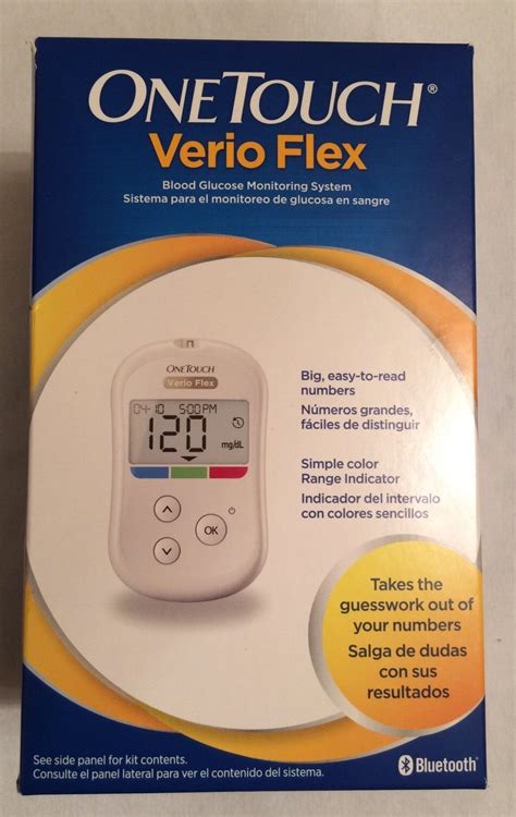 One Touch Verio Flex Blood Glucose Monitoring System Diabetes Care Ebay