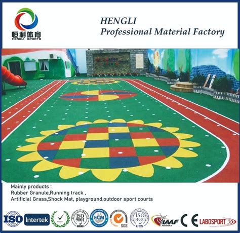 Colored EPDM Wet Poured Rubber Particles For Playground Floor Surface China Rubber Surface And