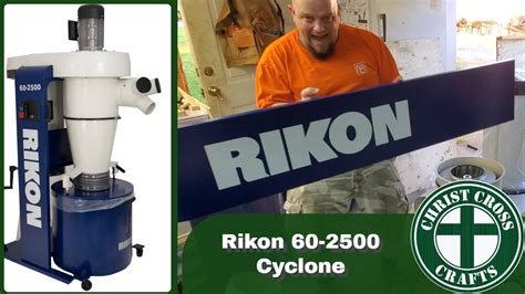 Rikon 60 2500 25hp Cyclone Dust Collector Assembly Overview And