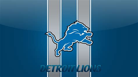 Bakrunner Illustrasjon Logo Nfl Amerikansk Fotball Detroit Lions
