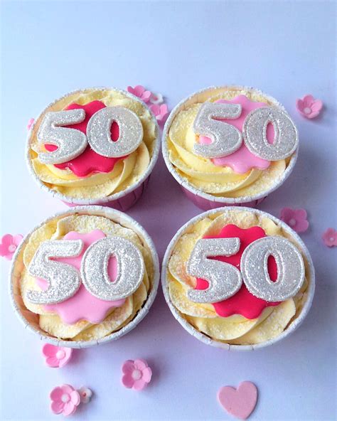 Double Glittered Number Cupcakes Karens Cakes