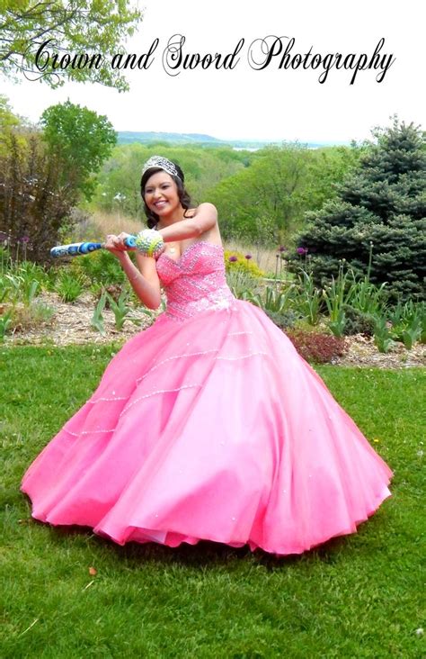 quinceanera picture ideas also shows her love for softball my photography pinterest