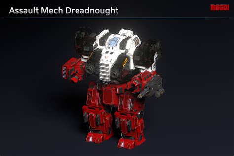 Assault Mech Dreadnought 3d Robots Unity Asset Store